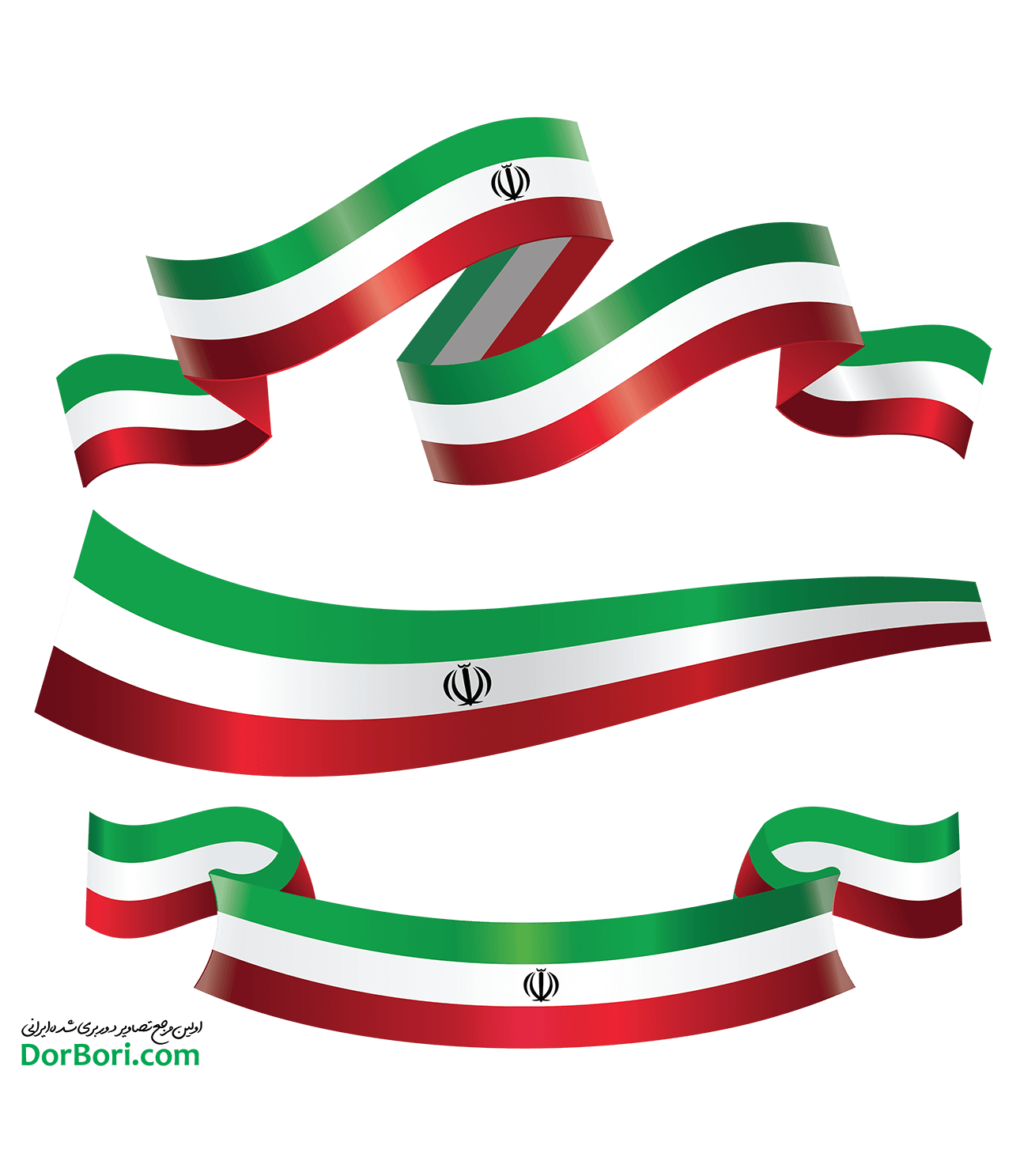 وکتور پرچم ایران برای فتوشاپ
