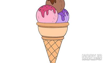  عکس بستنی نقاشی