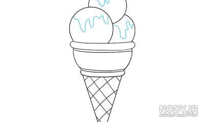  عکس بستنی نقاشی