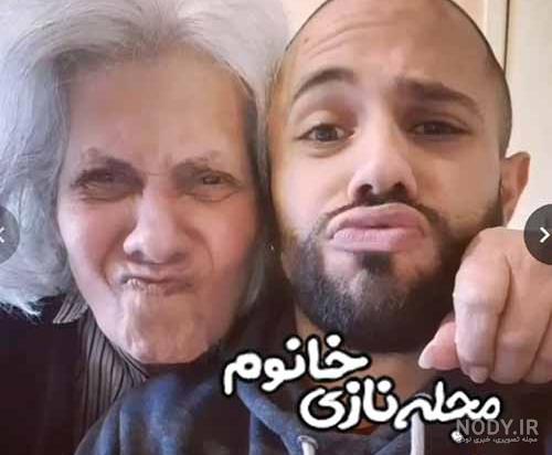 آذر شیوا و همسر و فرزندانش
