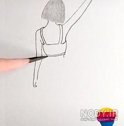 آموزش نقاشی فانتزی دخترانه