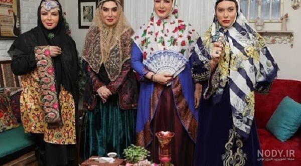 تعجب فاطمه گودرزی از خانه لاکچری فریبا نادری تعجب فاطمه گودرزی از خانه لاکچری فریبا نادری