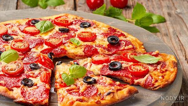 دانلود عکس پیتزا خانگی