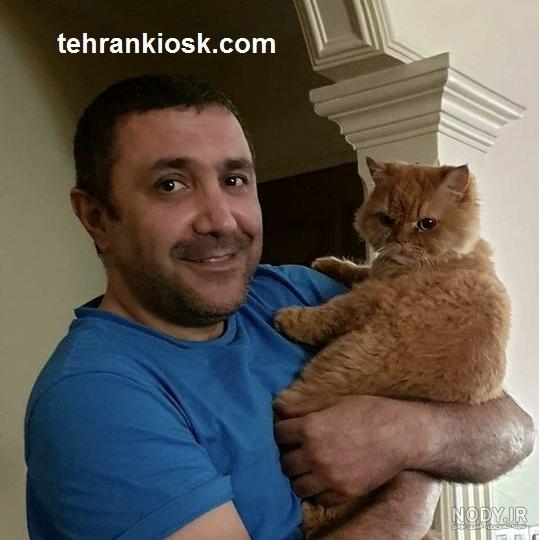 رضا کریمی و همسرش