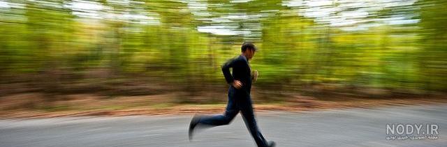 عکس اسفنج در حال فرار