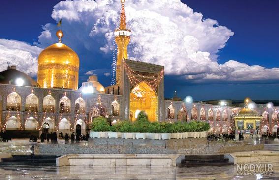 عکس امام رضا با آهو
