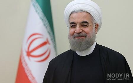 عکس خنده دار از حسن روحانی