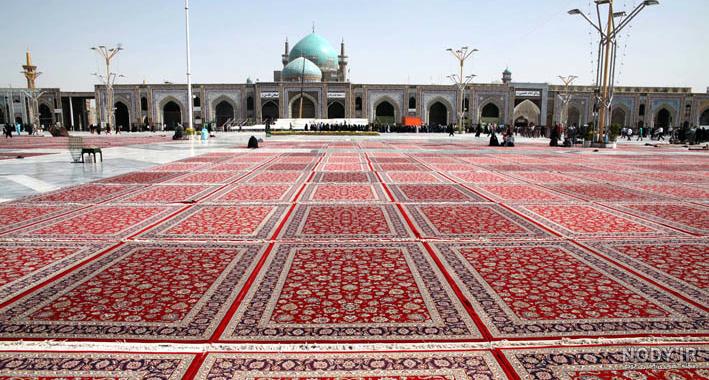 عکس فرش حرم امام رضا
