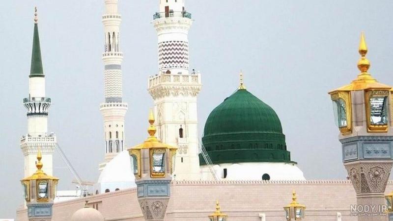 عکس مسجد النبی با کیفیت بالا