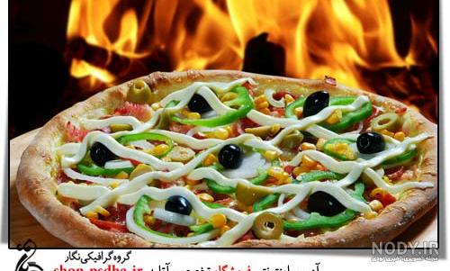 عکس پیتزا آمریکایی