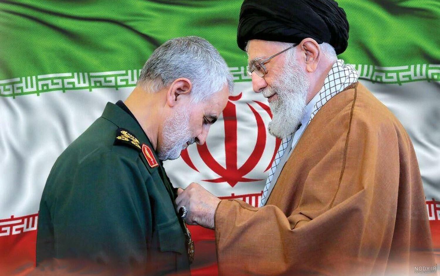 عکسهای سردار سلیمانی با رهبر عکسهای سردار سلیمانی با رهبر