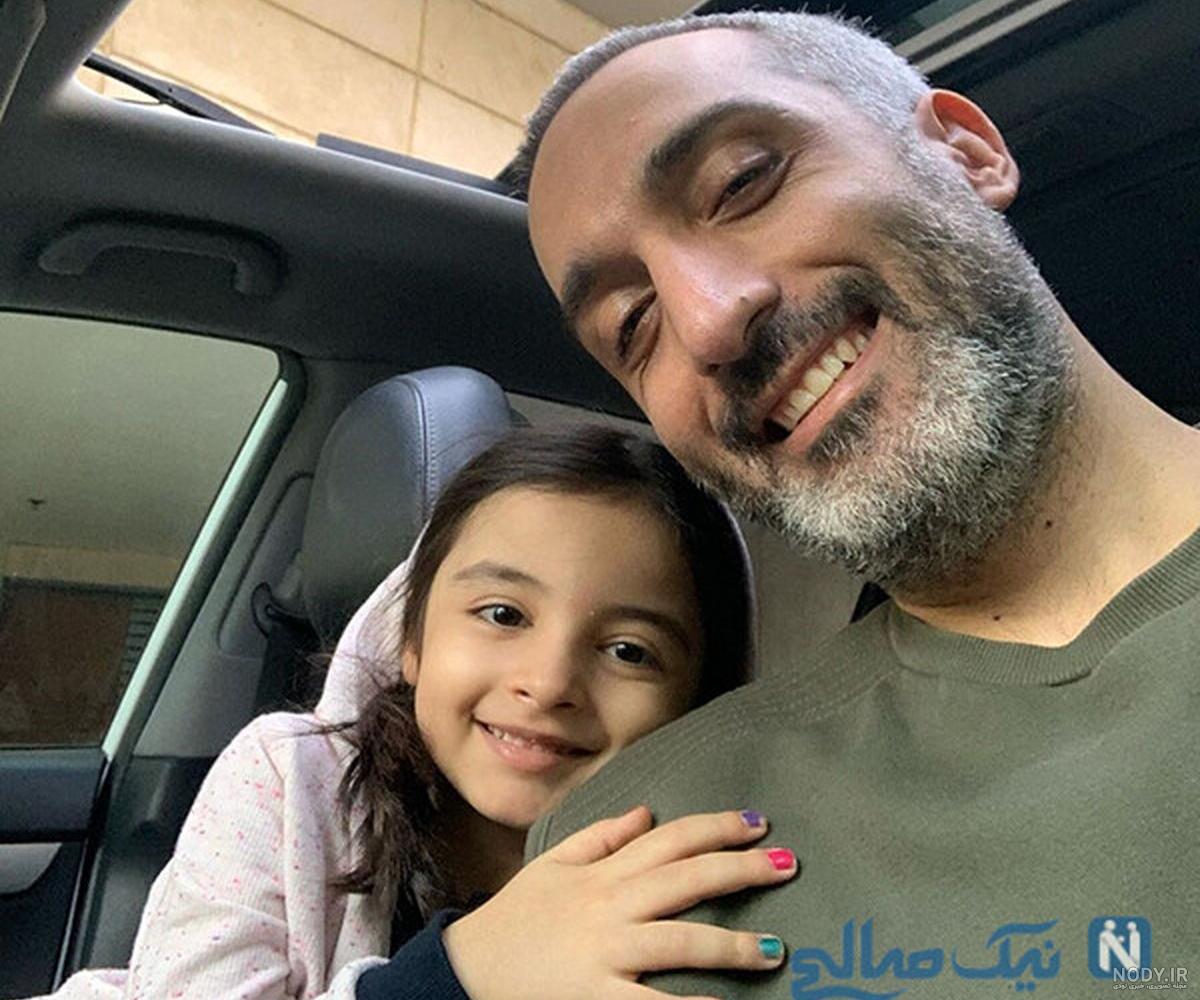 امیر مهدی ژوله و همسرش