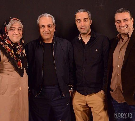 امیر مهدی ژوله و همسرش