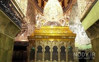 ضریح امام حسین در محرم