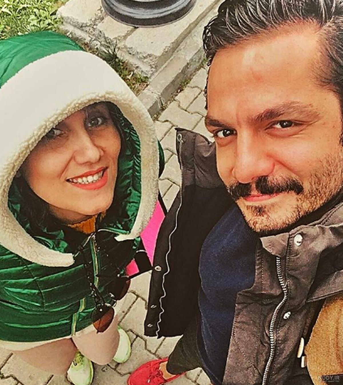 عباس غزالی و همسرش و فرزندش عباس غزالی و همسرش و فرزندش