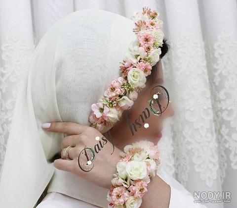 عکس تاج گل طبیعی سر عروس عکس تاج گل طبیعی سر عروس