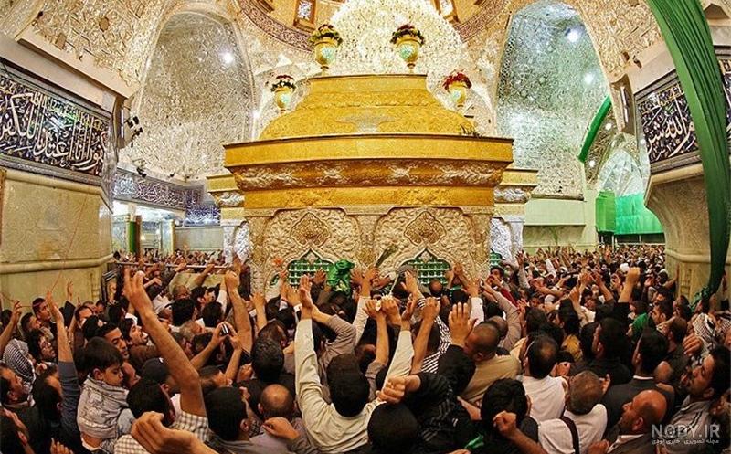 عکس حرم امام حسین در اربعین