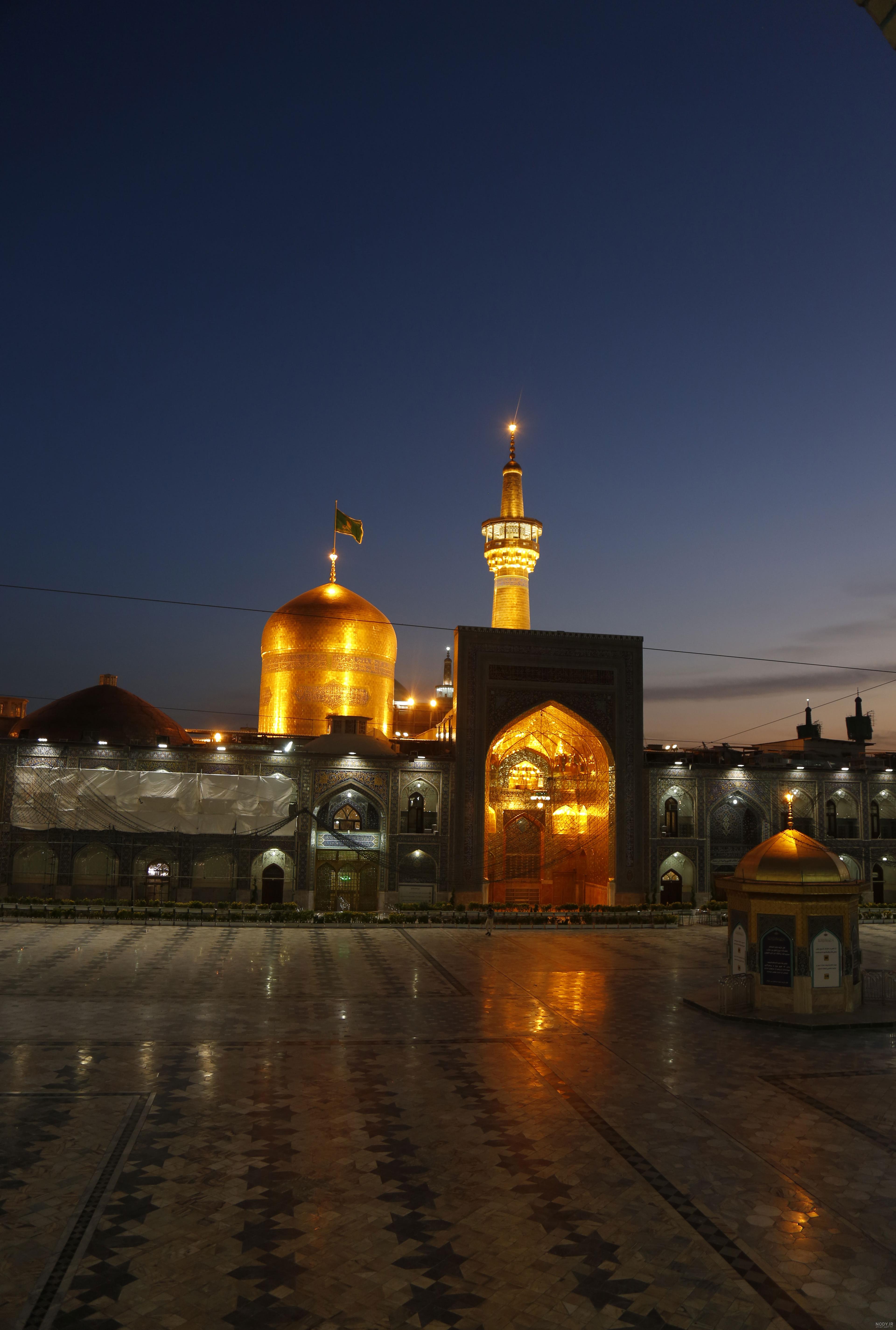 عکس حرم امام رضا از بالا