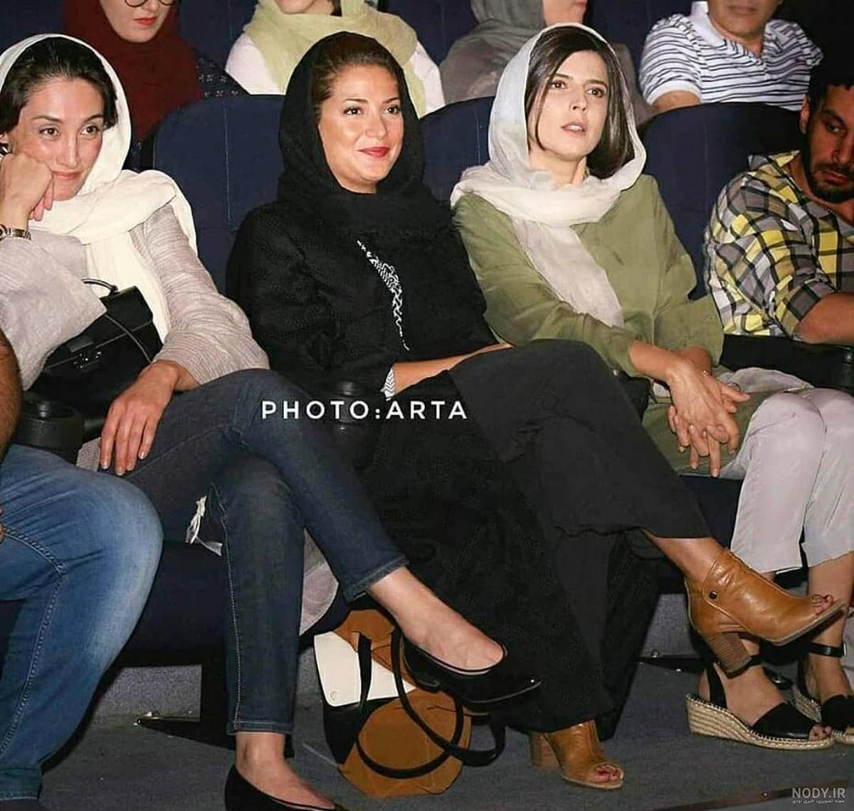 عکس طناز طباطبایی با ساپورت