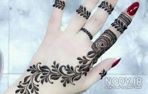 عکس های مدل حنا روی دست