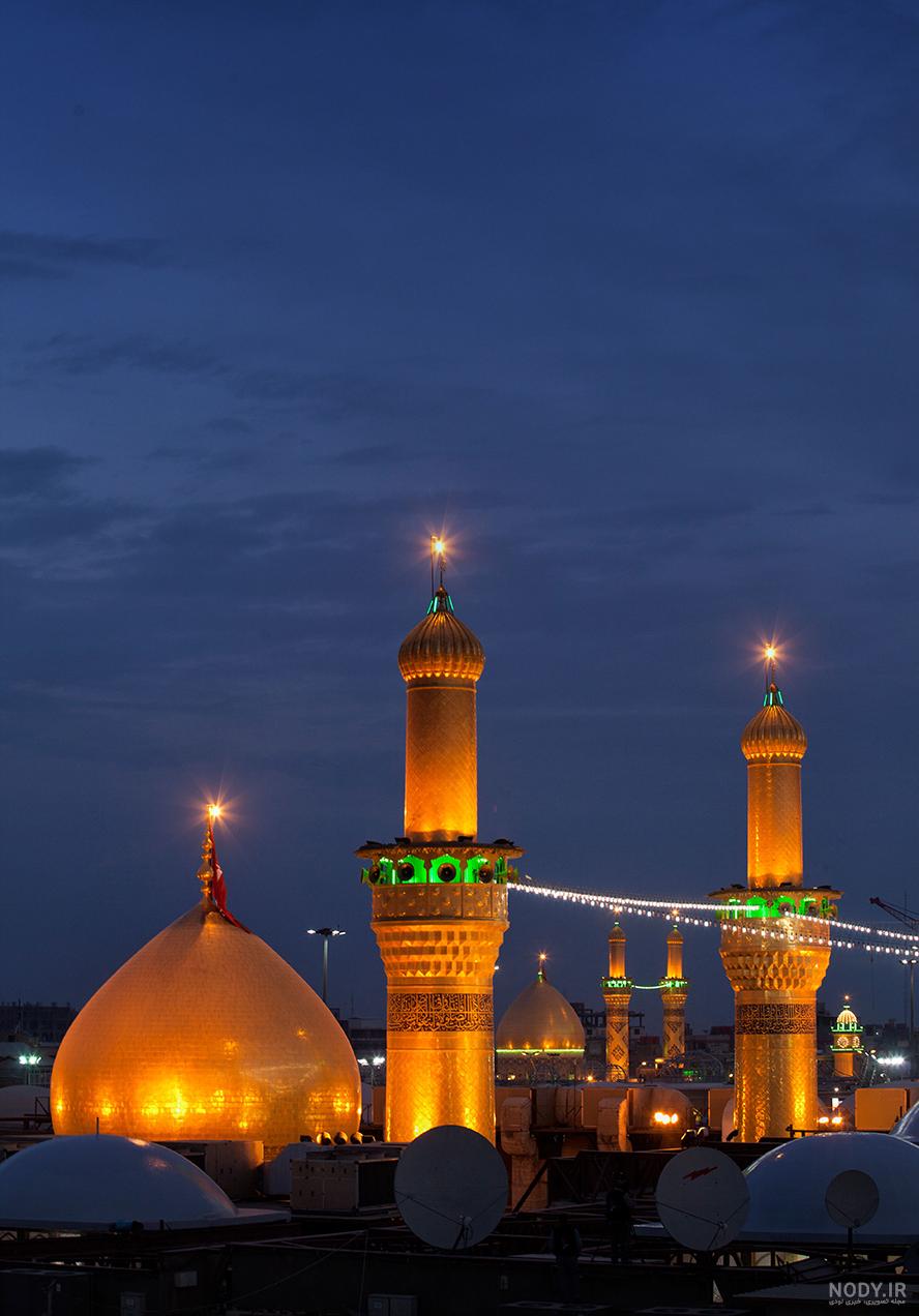 عکس گنبد امام رضا با کیفیت بالا