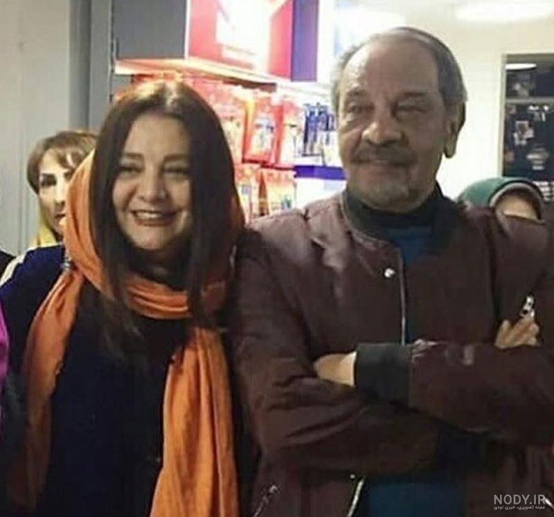 عکس داریوش فرهنگ با همسر دوم
