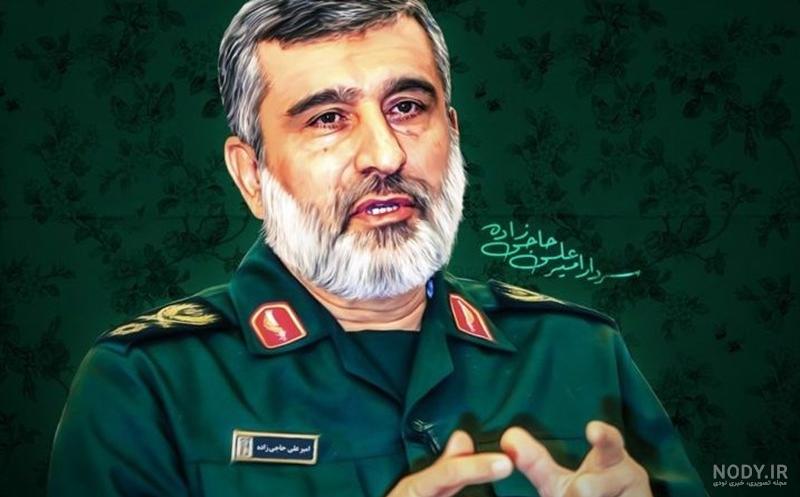 عکس سردار حاجی زاده در اسرائیل