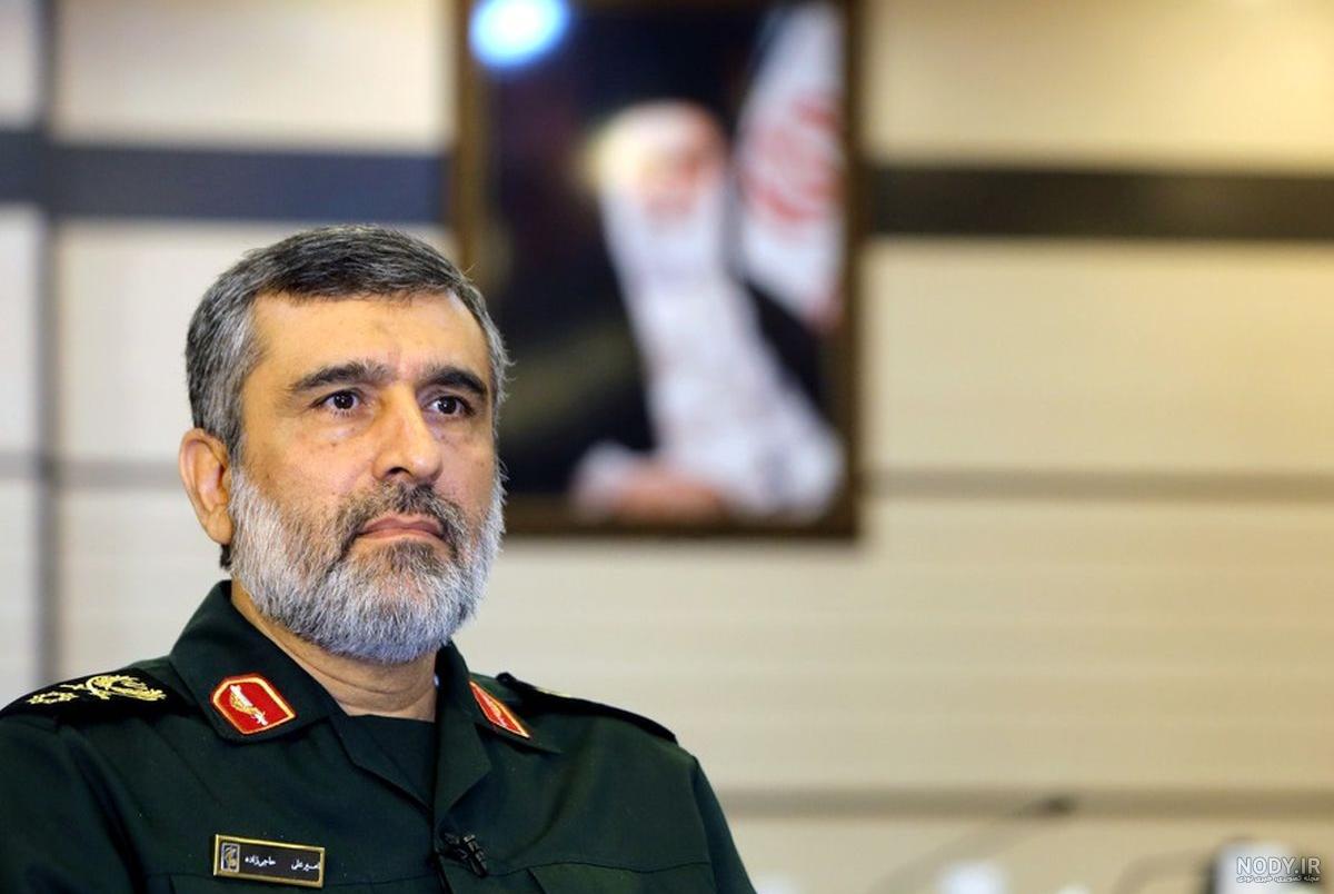 عکس سردار حاجی زاده فرمانده هوافضای سپاه
