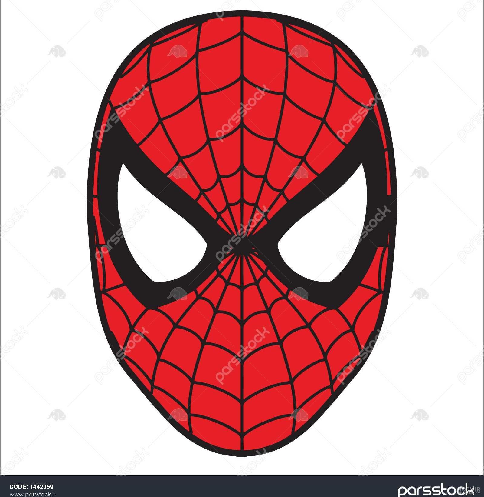 عکس نقاشی صورت مرد عنکبوتی