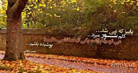 عکس پاییز با متن