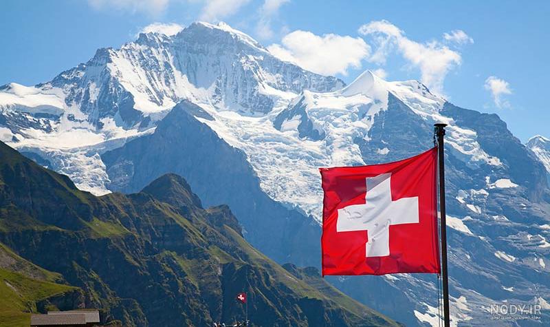 عکس پرچم کشور سوئیس
