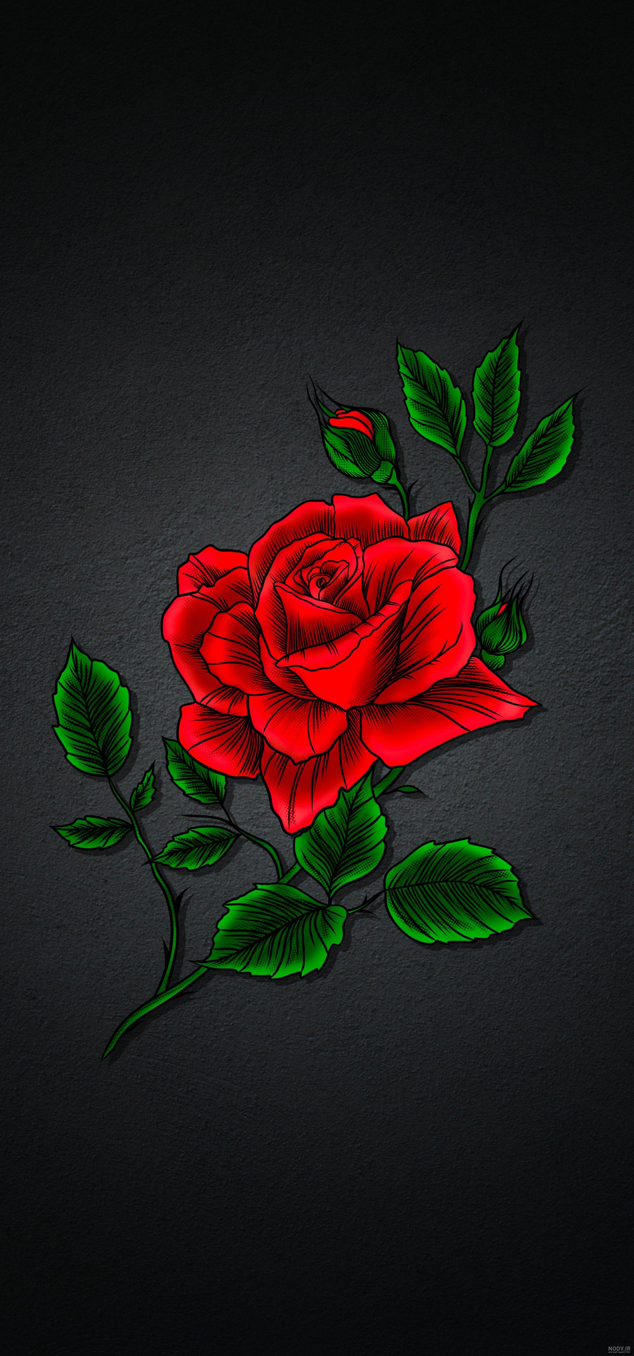 عکس گل نوشته دار صبح بخیر