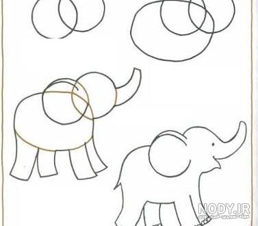 نقاشی فیل سخت