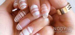 طرح ناخن ساده و شیک