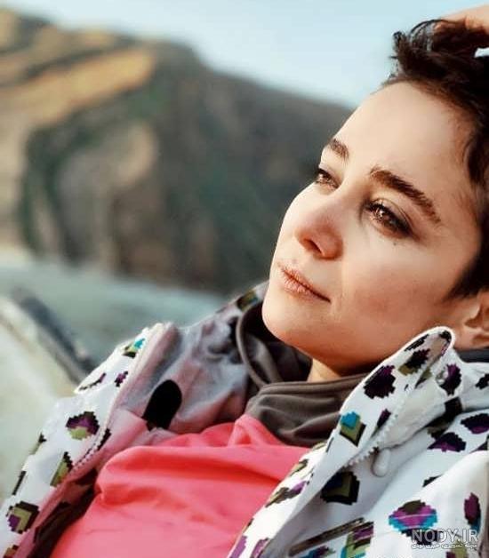 عکس الناز حبیبی با موی کوتاه