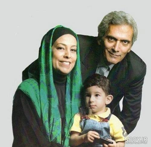 فرخ نعمتی و همسر و فرزندش