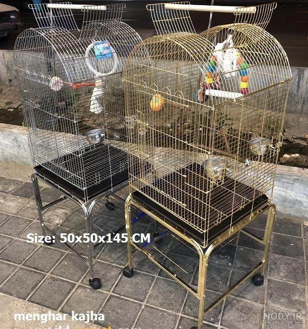 قفس پرنده چوبی شیک