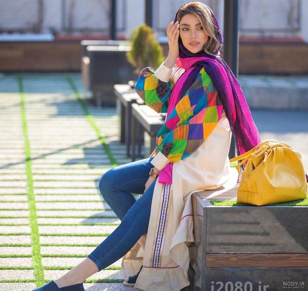 ژست عکاسی دخترانه ایستاده