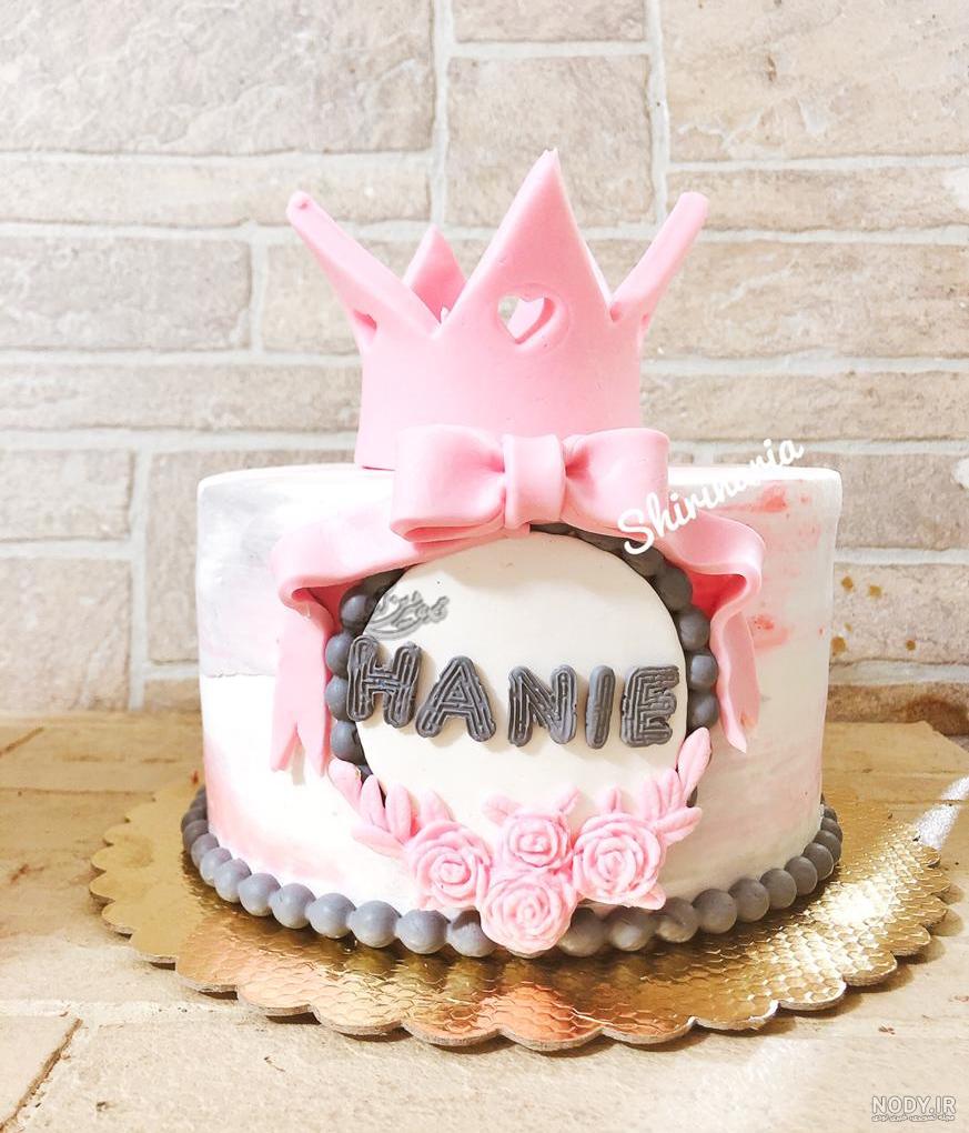 کیک تولد پرنسسی با تاج
