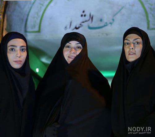 الهام چرخنده و همسرش در کربلا