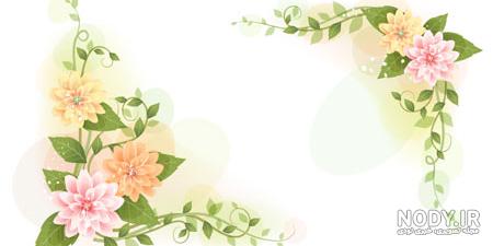 دانلود رایگان وکتور گل حاشیه