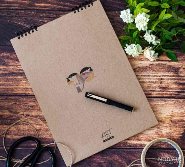 درست كردن دفتر خاطرات با کاغذ درست كردن دفتر خاطرات با کاغذ