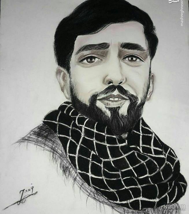 عکس زیبا از شهید محسن حججی