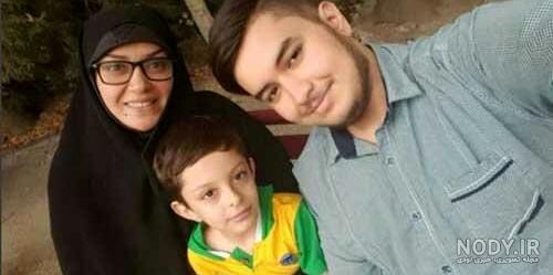 عکس فرزند الهام چرخنده