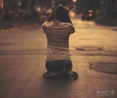 عکس مرد تنها در پاییز عکس مرد تنها در پاییز