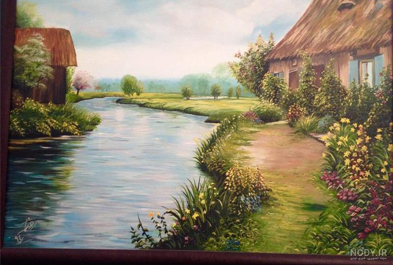 عکس نقاشی طبیعت سیاه قلم عکس نقاشی طبیعت سیاه قلم