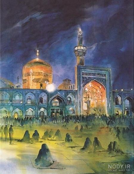 نقاشی از حرم نقاشی از حرم