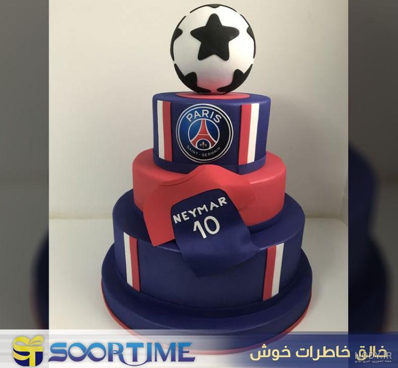 کیک تولد پسرانه بدون خمیر فوندانت
