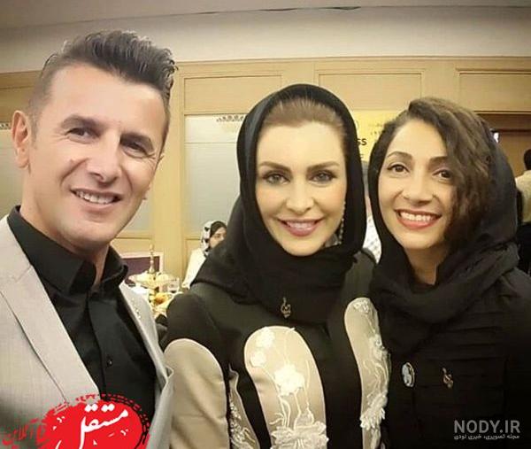 امین حیایی و پسرش
