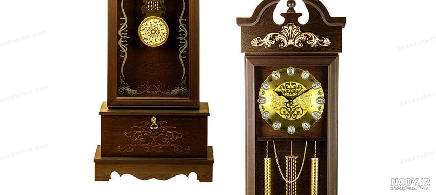 تصاویر ساعت ایستاده چوبی شیک و جدید